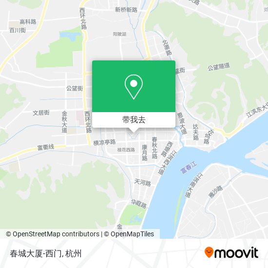 春城大厦-西门地图