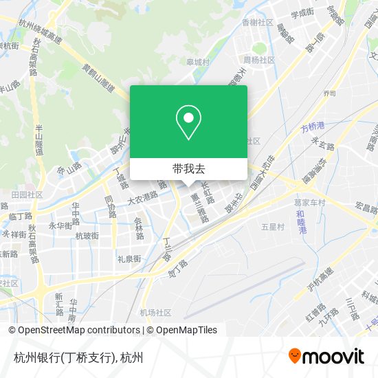 杭州银行(丁桥支行)地图
