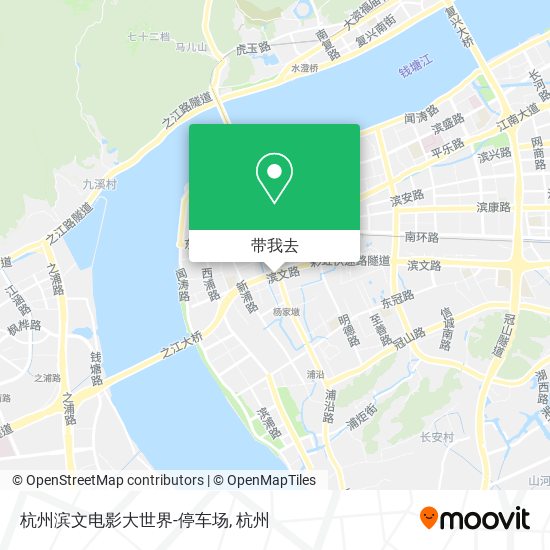 杭州滨文电影大世界-停车场地图