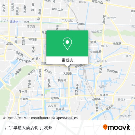 汇宇华鑫大酒店餐厅地图