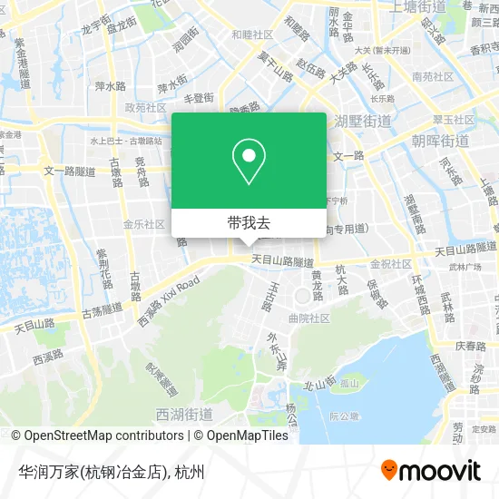 华润万家(杭钢冶金店)地图