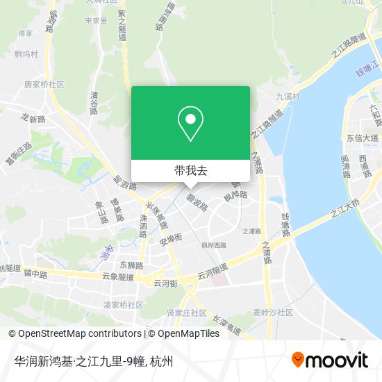 华润新鸿基·之江九里-9幢地图