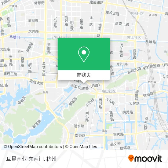 旦晨画业-东南门地图
