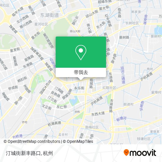 汀城街新丰路口地图