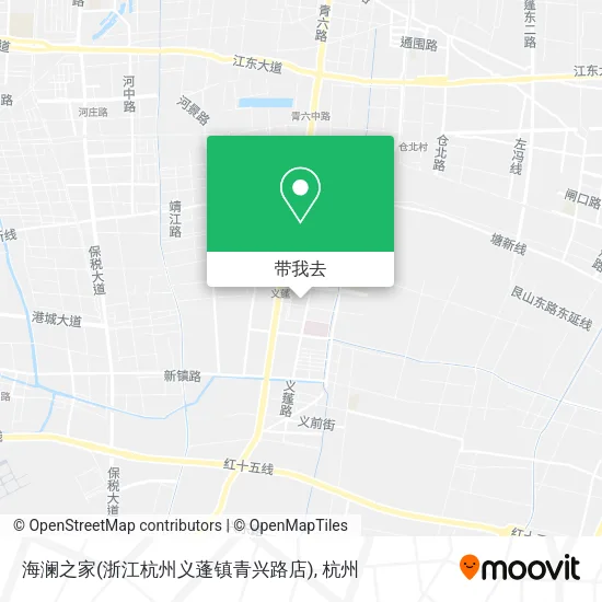 海澜之家(浙江杭州义蓬镇青兴路店)地图