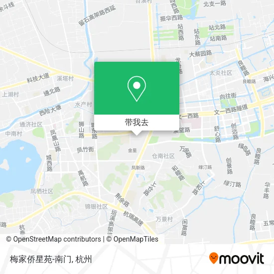 梅家侨星苑-南门地图