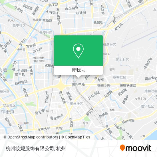 杭州妆妮服饰有限公司地图