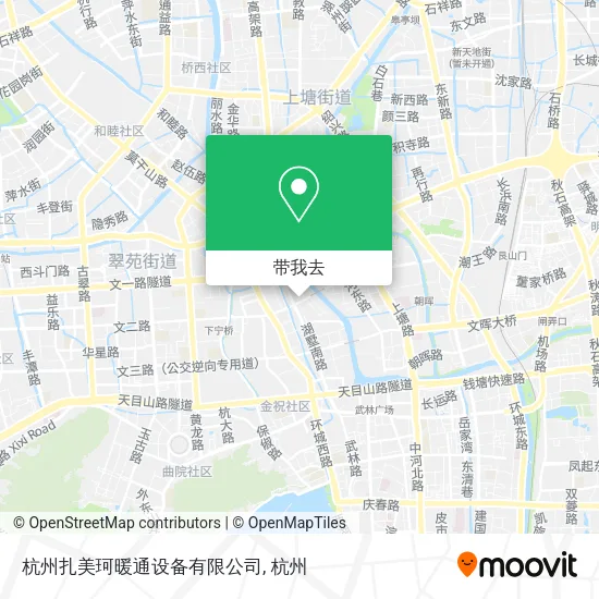 杭州扎美珂暖通设备有限公司地图