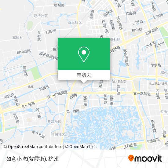如意小吃(紫霞街)地图
