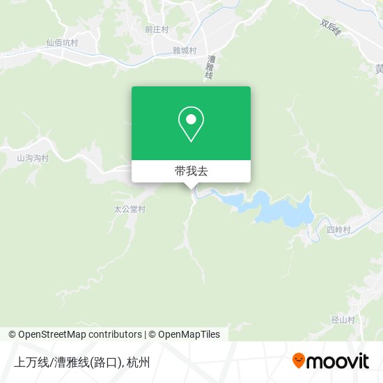 上万线/漕雅线(路口)地图