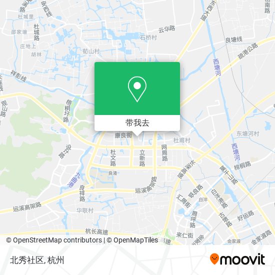 北秀社区地图