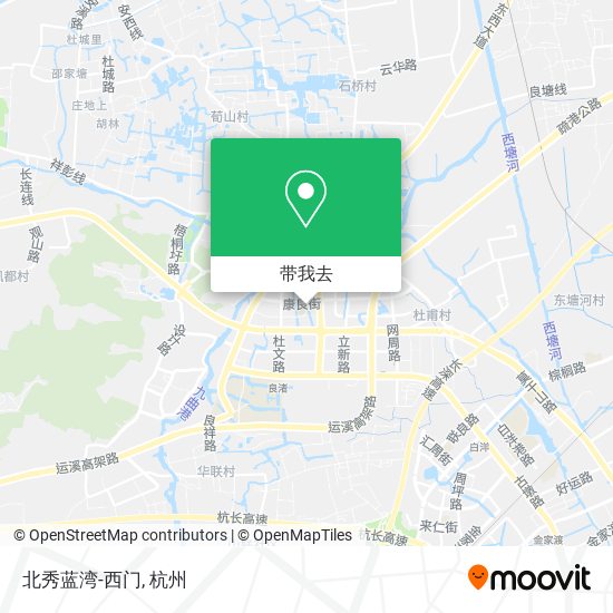 北秀蓝湾-西门地图