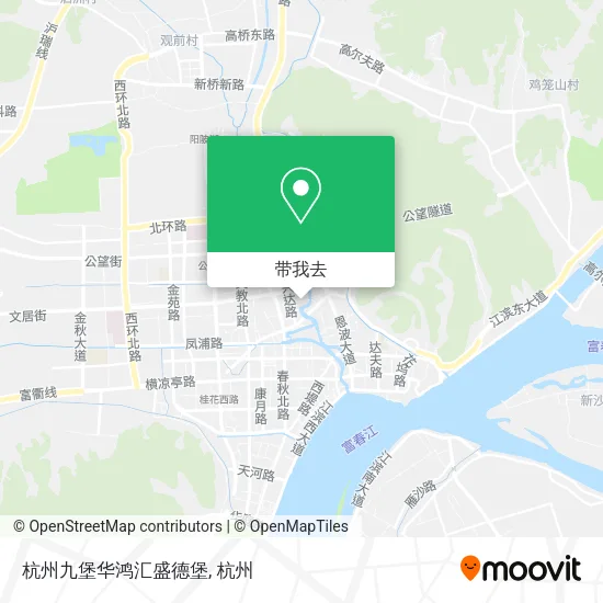 杭州九堡华鸿汇盛德堡地图