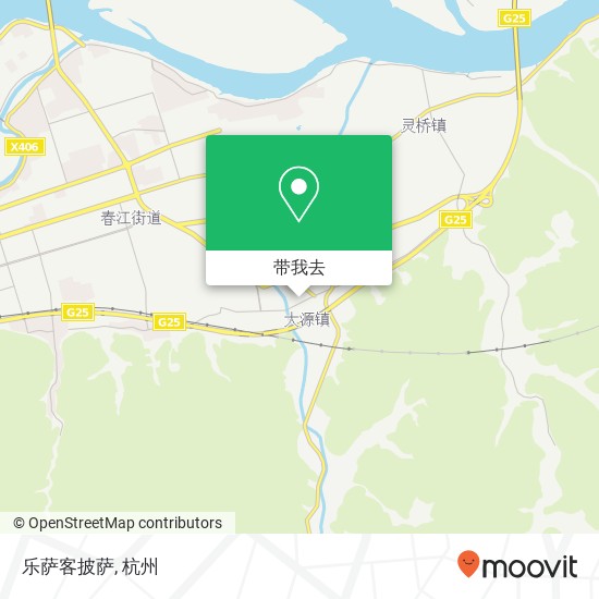 乐萨客披萨地图