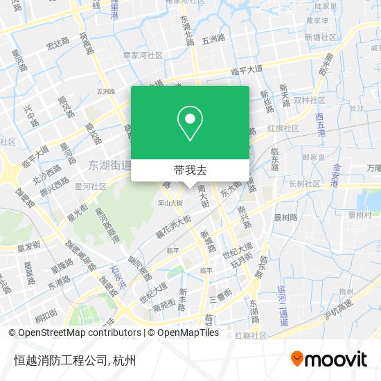 恒越消防工程公司地图