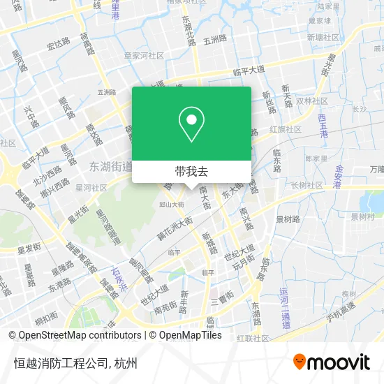 恒越消防工程公司地图