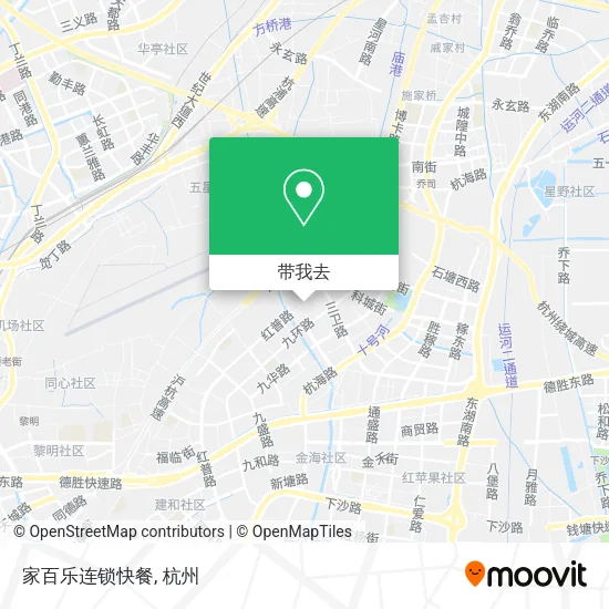 家百乐连锁快餐地图