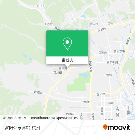 富阳邻家宾馆地图