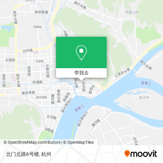 北门北路6号楼地图