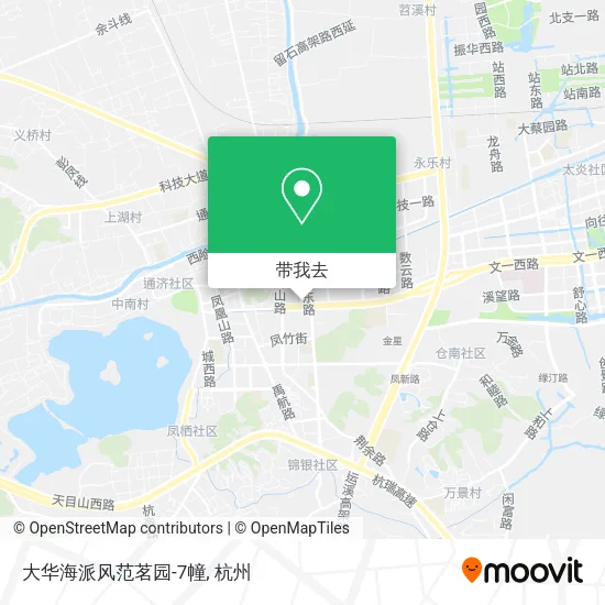 大华海派风范茗园-7幢地图