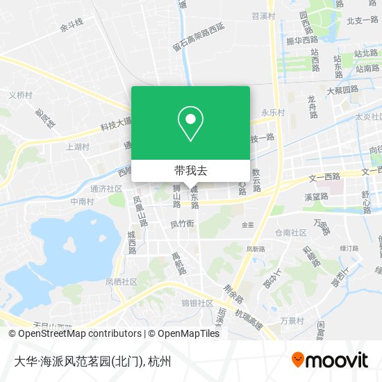 大华·海派风范茗园(北门)地图