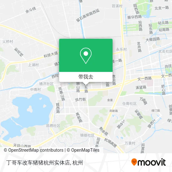 丁哥车改车猪猪杭州实体店地图