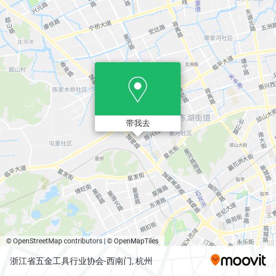 浙江省五金工具行业协会-西南门地图