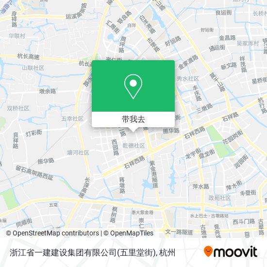 浙江省一建建设集团有限公司(五里堂街)地图