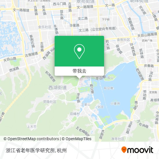 浙江省老年医学研究所地图