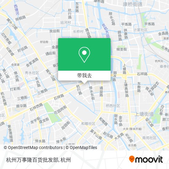 杭州万事隆百货批发部地图