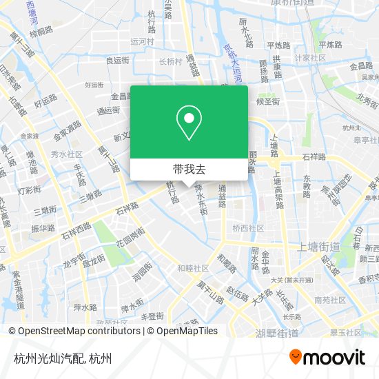 杭州光灿汽配地图
