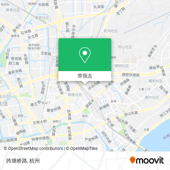 跨塘桥路地图