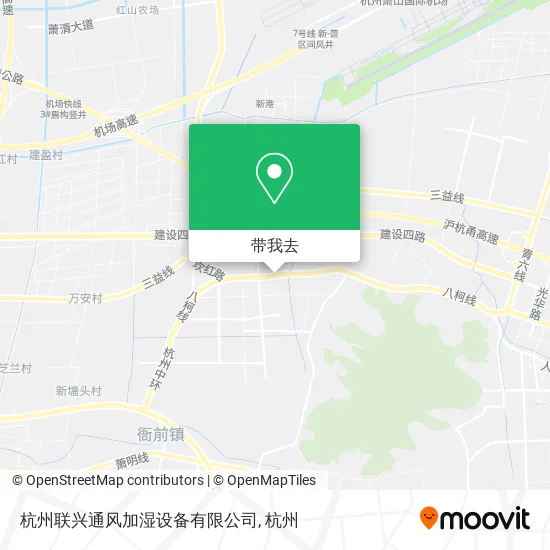 杭州联兴通风加湿设备有限公司地图