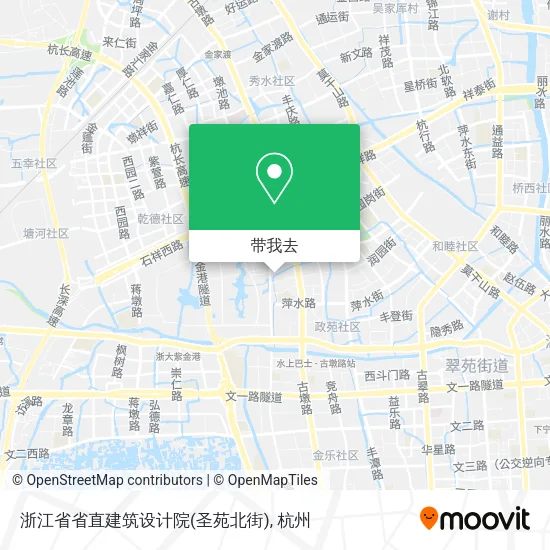 浙江省省直建筑设计院(圣苑北街)地图