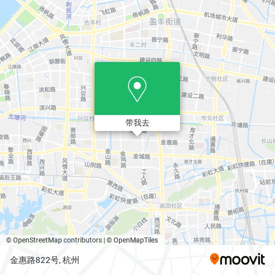 金惠路822号地图