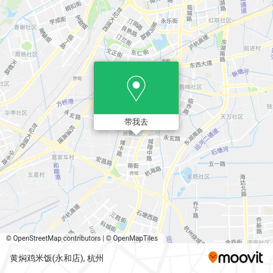 黄焖鸡米饭(永和店)地图