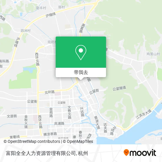 富阳全全人力资源管理有限公司地图