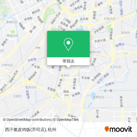 西汗脆皮鸡饭(乔司店)地图