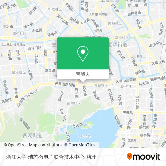 浙江大学-瑞芯微电子联合技术中心地图