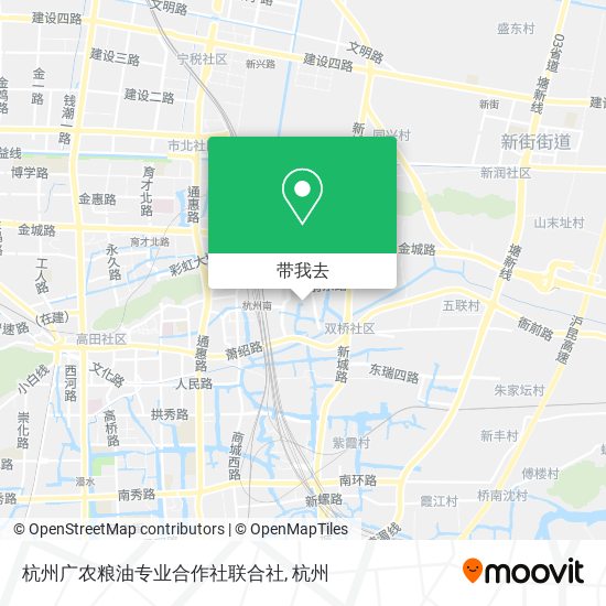 杭州广农粮油专业合作社联合社地图
