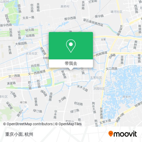 重庆小面地图