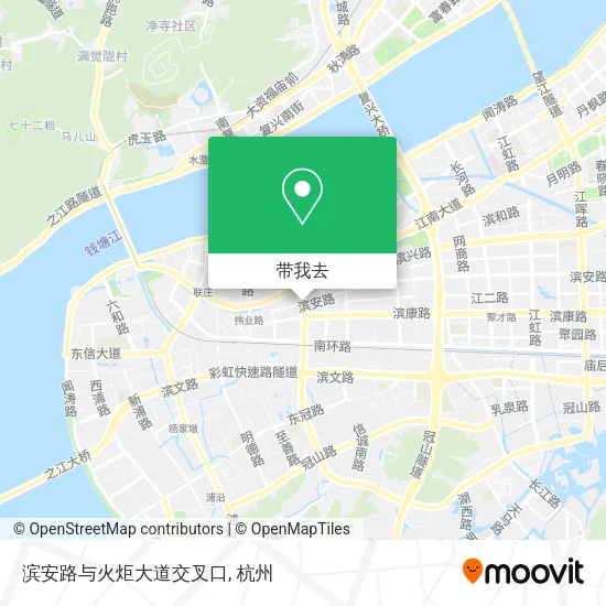 滨安路与火炬大道交叉口地图