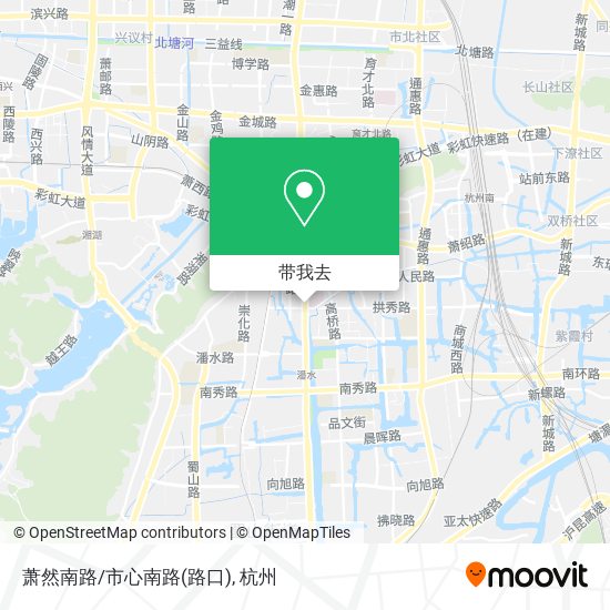萧然南路/市心南路(路口)地图