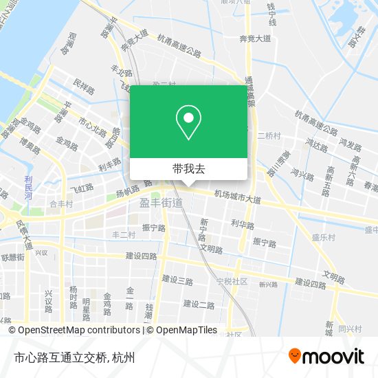 市心路互通立交桥地图