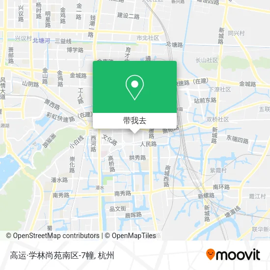 高运·学林尚苑南区-7幢地图