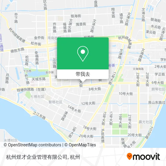 杭州煜才企业管理有限公司地图