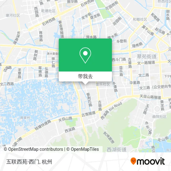 五联西苑-西门地图