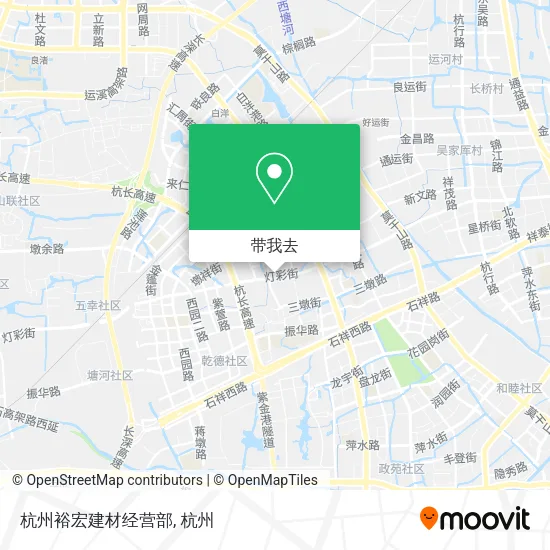 杭州裕宏建材经营部地图