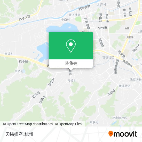 天蝎插座地图