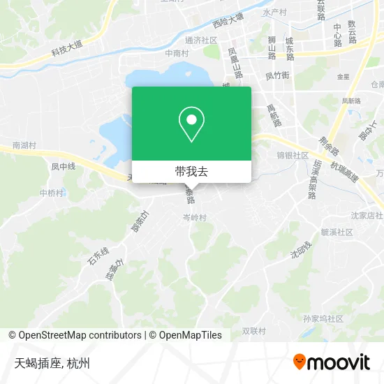 天蝎插座地图